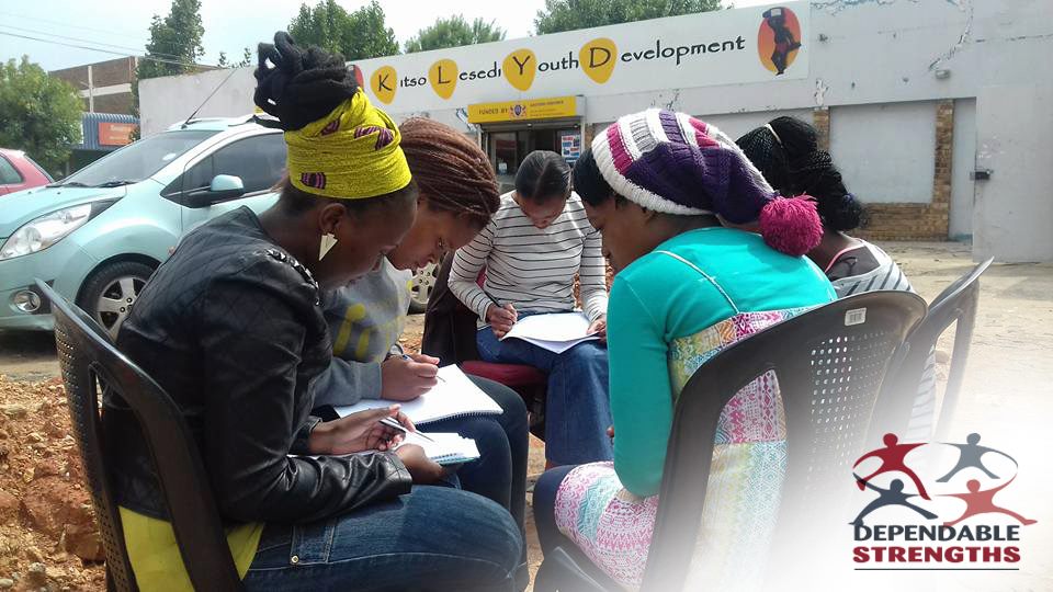 Working with youth outside Johannesburg